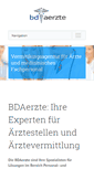 Mobile Screenshot of bdaerzte.de