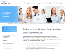 Tablet Screenshot of bdaerzte.de